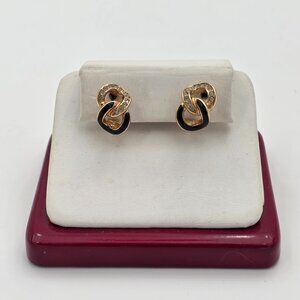 Christian Dior Rhinestone Earring